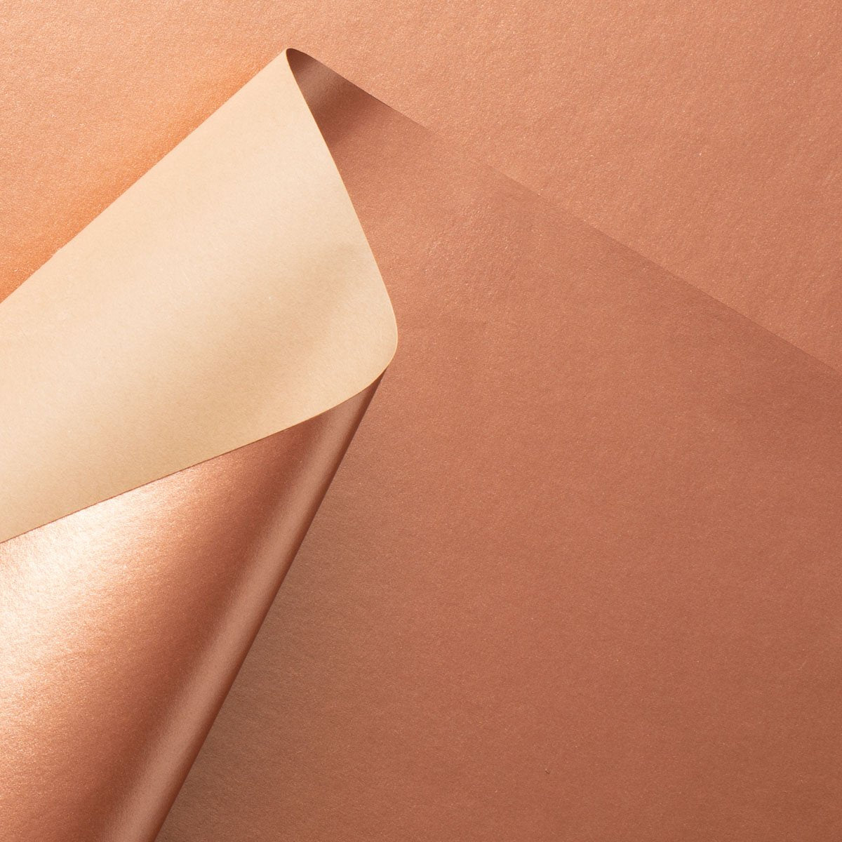 Kit di fogli "Effetto Rame" formato origami 15 cm x 15 cm - Manamant Paper Tales -FGX942600M2D